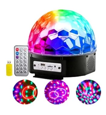 Bola De Luces Con Bluetooth...