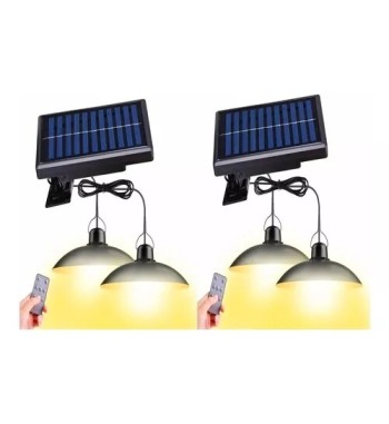 Pack 2 Lampara Solar Led...