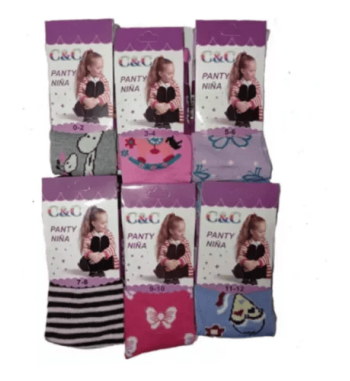 Pack X6 Calza Panty Con...