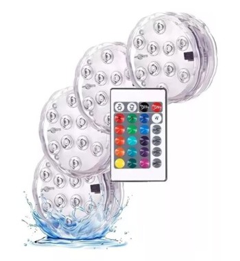 Pack 4 Luces Para Piscina...