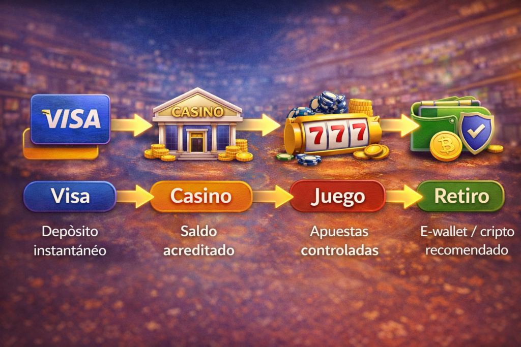 Guía de los mejores casinos online con Visa en Chile 2026